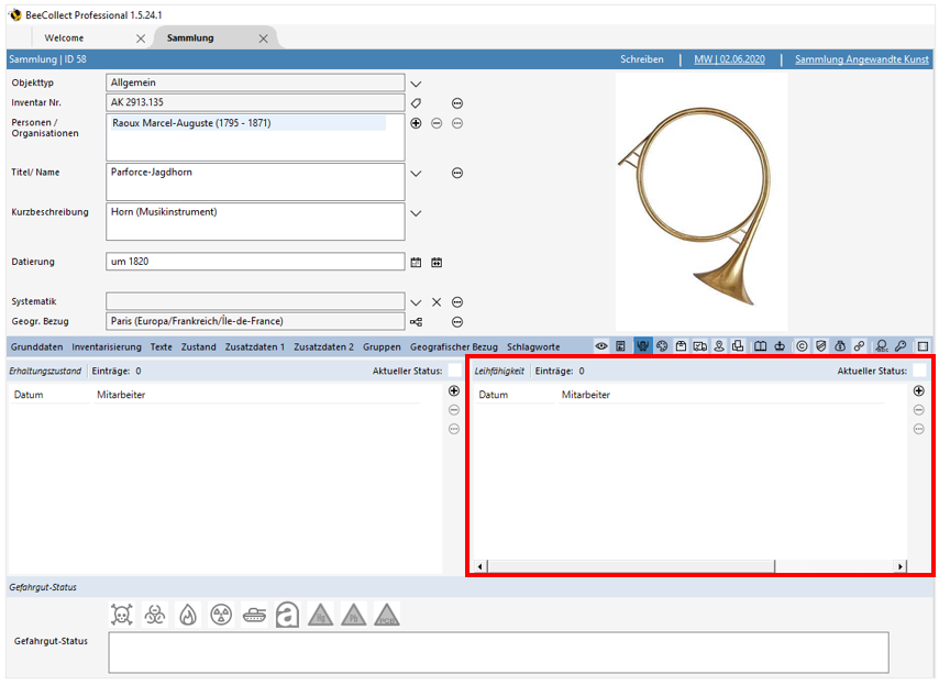 Bereich Leihfähigkeit Bereich Leihfähigkeit