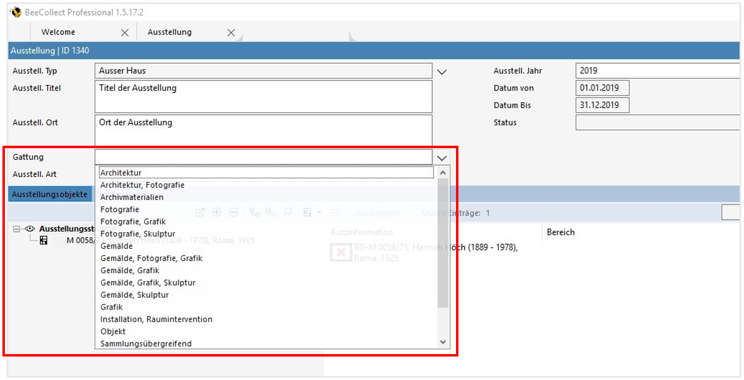 Aufklappmenü Gattung Aufklappmenü Gattung
