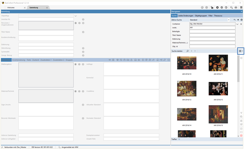 Ergebnisbereich Suche, Bildansicht Ergebnisbereich Suche, Bildansicht