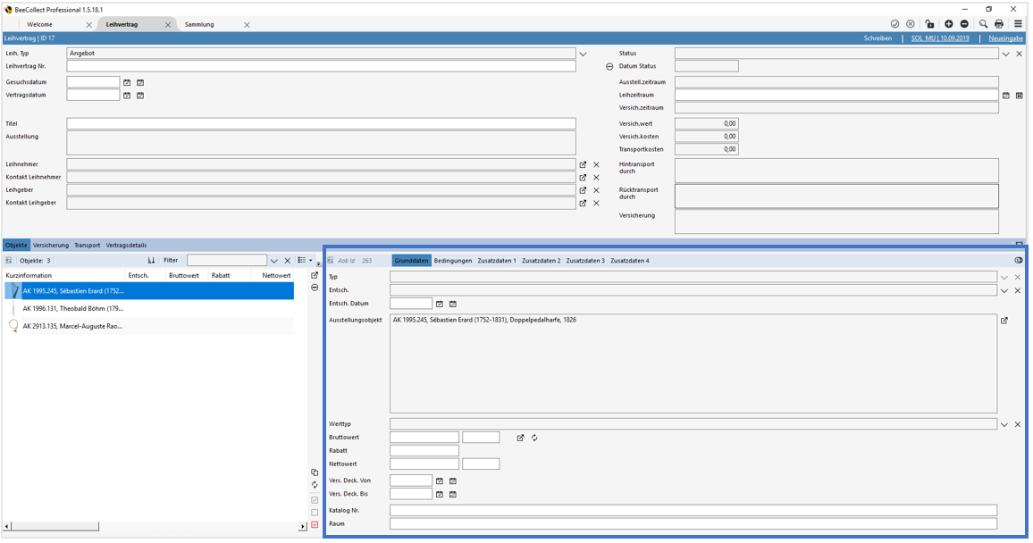 Formularbereich Register Objekte Formularbereich Register Objekte