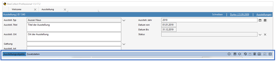 Register-Felder Register-Felder