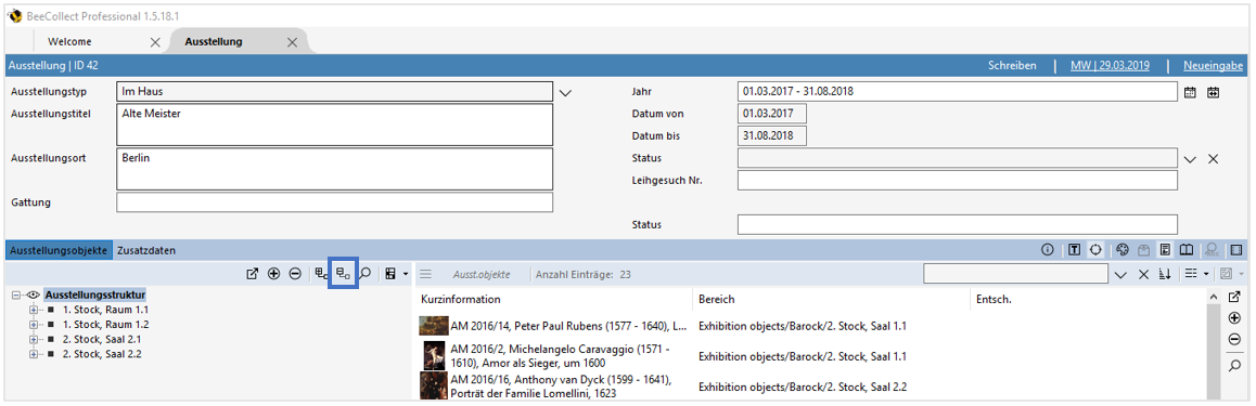 Schaltfläche Alles einklappen Schaltfläche Alles einklappen